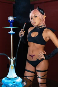 サキュバスちゃんを眺めながら癒しのシーシャを―🎵