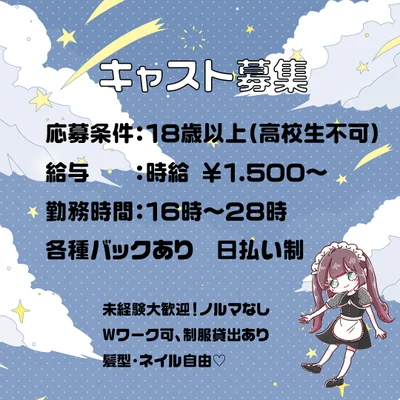 キャスト募集継続中！