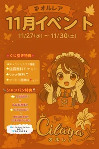 💫 11月イベント　11/27(水)〜11/30(土) 