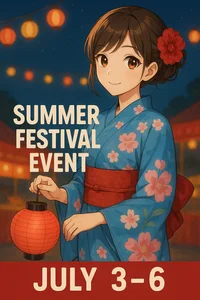 🎐【7/3(木)～7/6(日)】夏祭りイベント開催🍧✨