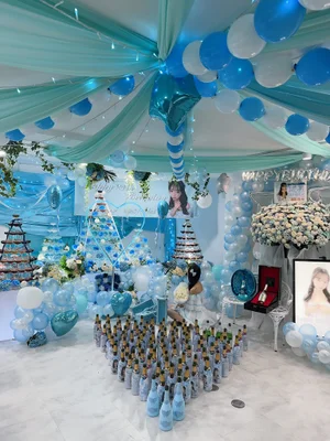 映え生誕祭︎🤍可愛い演出がしやすい店!