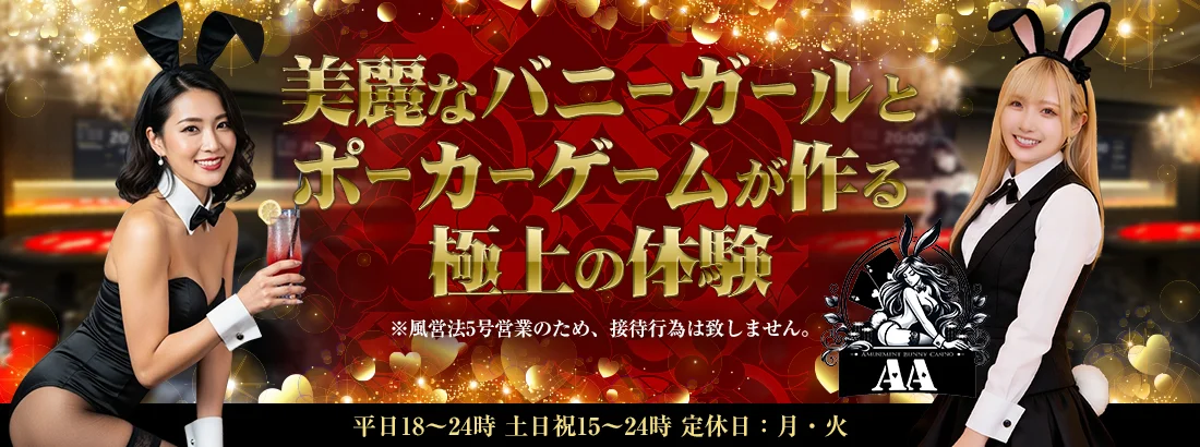 神戸初バニーガールカジノバーAA（エーシーズ）のイメージ
