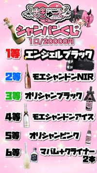 シャンパンクジ登場😈🥂